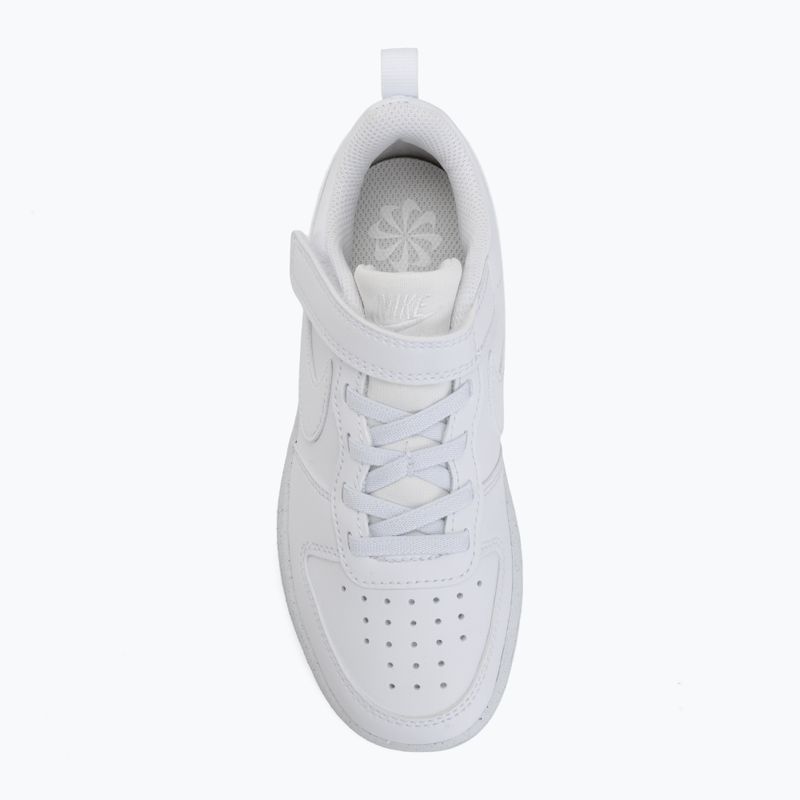 Взуття дитяче Nike Court Borough Low Recraft white/white/white 5