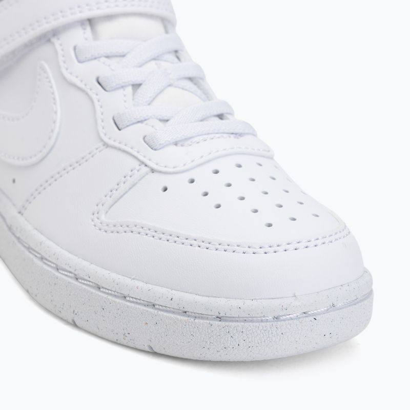 Взуття дитяче Nike Court Borough Low Recraft white/white/white 7