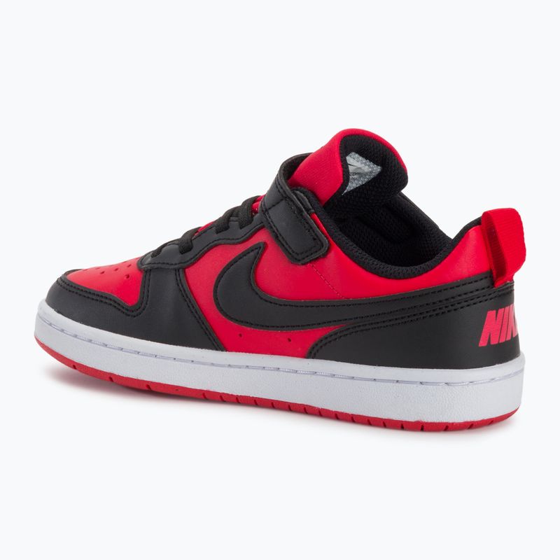 Кросівки дитячі Nike Court Borough Low Recraft university red/white/black 3