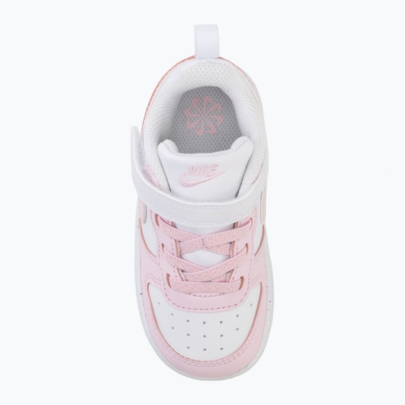 Взуття дитяче Nike Court Borough Low Recraft white/pink foam 5