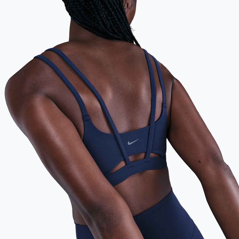 Бюстгальтер для тренувань Nike Zenvy Strappy midnight navy/white 4