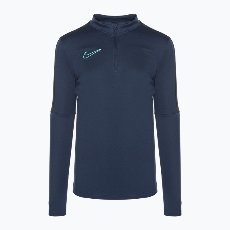 Лонгслів футбольний дитячий Nike Dri-Fit Academy23 midnight navy/black/midnight navy/hyper turquoise