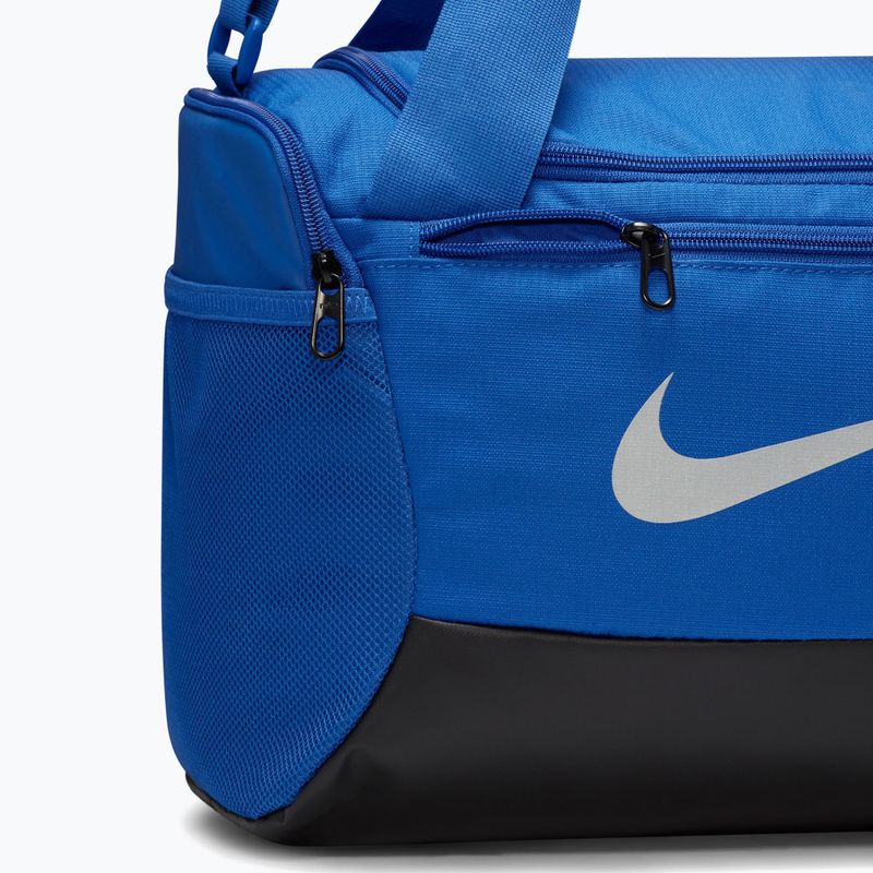 Сумка для тренувань Nike Brasilia 9.5 Duffle 25 л game royal/black/metallic silver 5