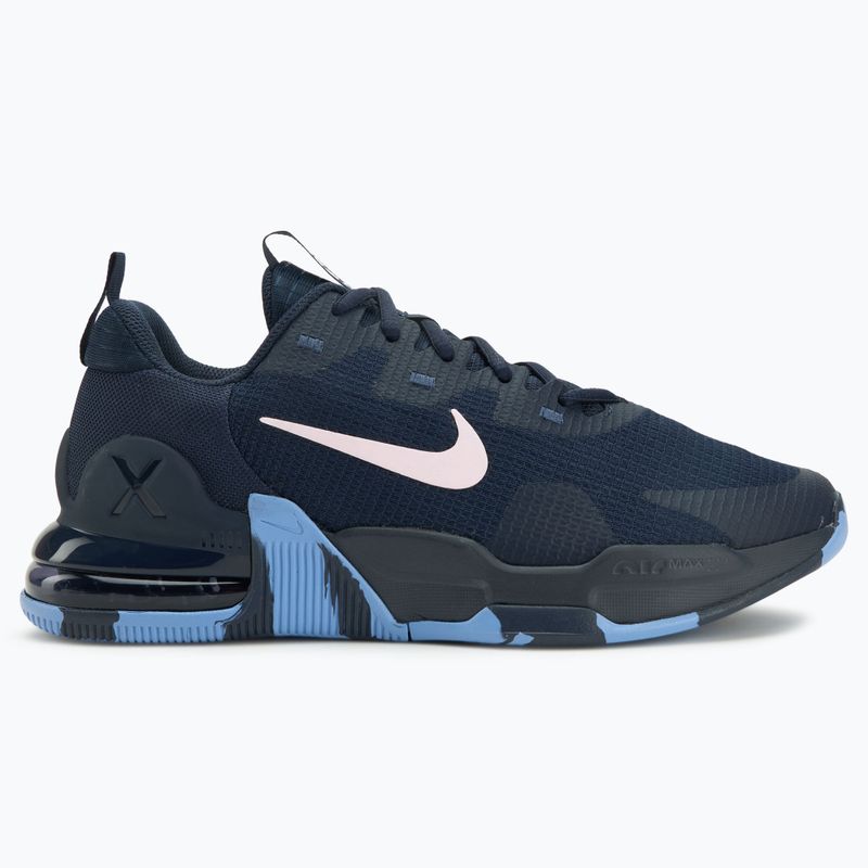 Кросівки для тренувань чоловічі Nike Air Max Alpha Trainer obsidian/lime blast/polar/pink foam 2