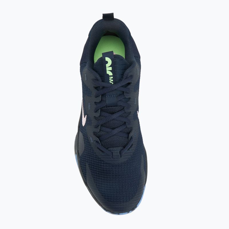 Кросівки для тренувань чоловічі Nike Air Max Alpha Trainer obsidian/lime blast/polar/pink foam 5