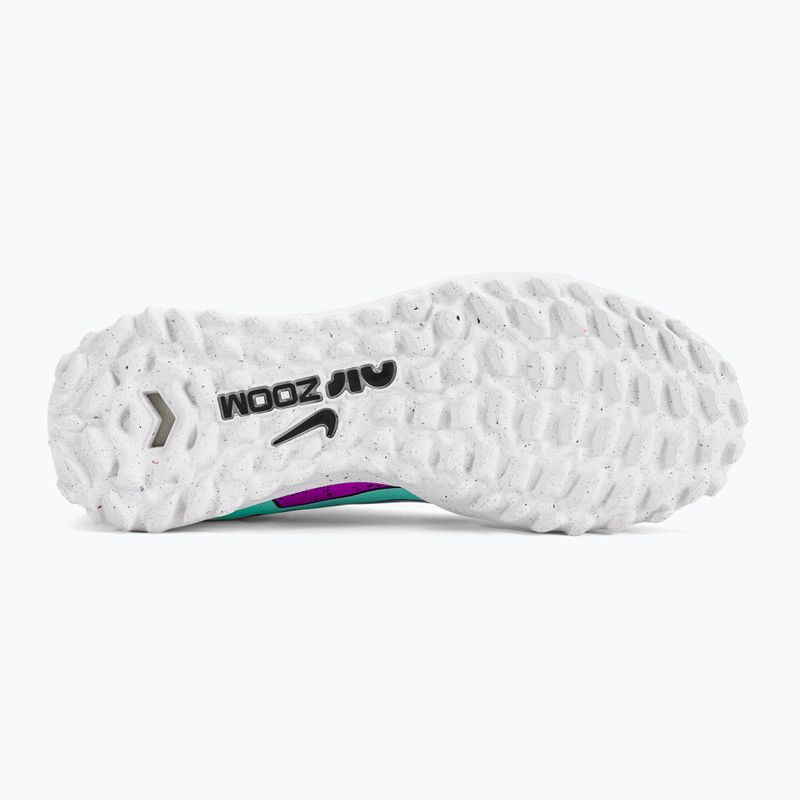 Футбольні бутси кросівки дитячі Nike Jr Mercurial Vapor 15 Academy TF hyper turquoise/black/ white/fuchsia dream 5