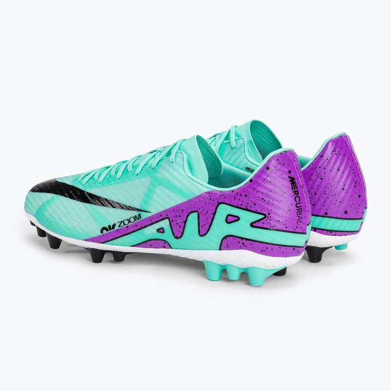 Футбольні бутси кросівки чоловічі Nike Mercurial Vapor 15 Academy AG hyper turquoise/black/ white/fuchsia dream 3