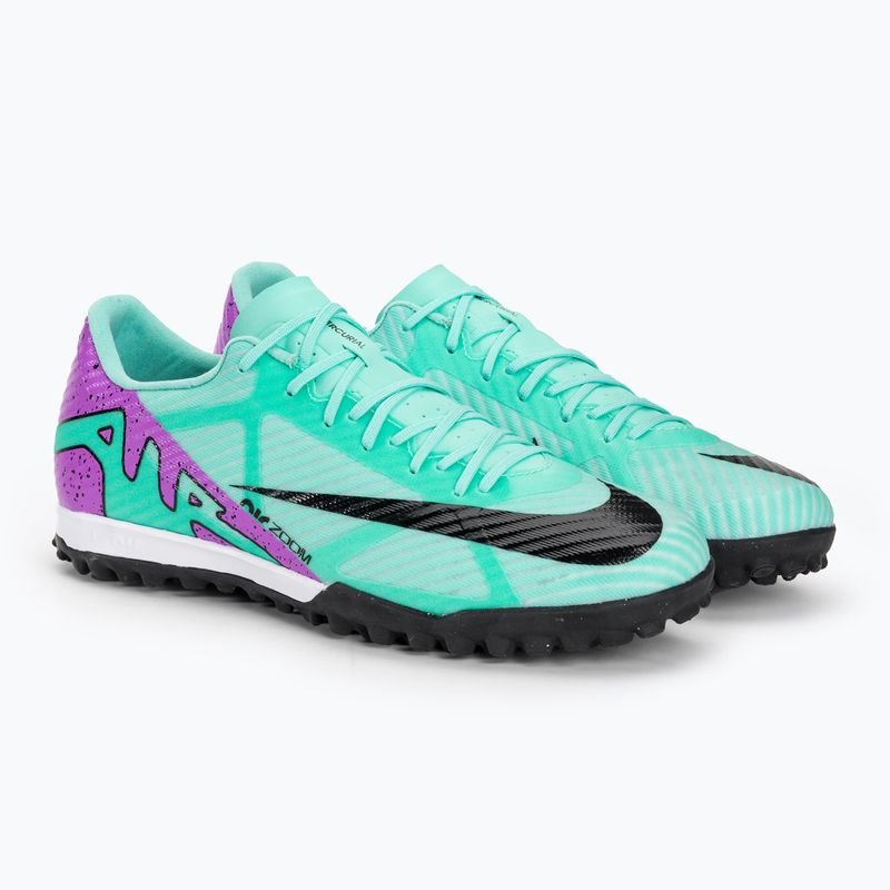 Футбольні бутси кросівки чоловічі Nike Mercurial Vapor 15 Academy TF hyper turquoise/black/ white/fuchsia dream 4