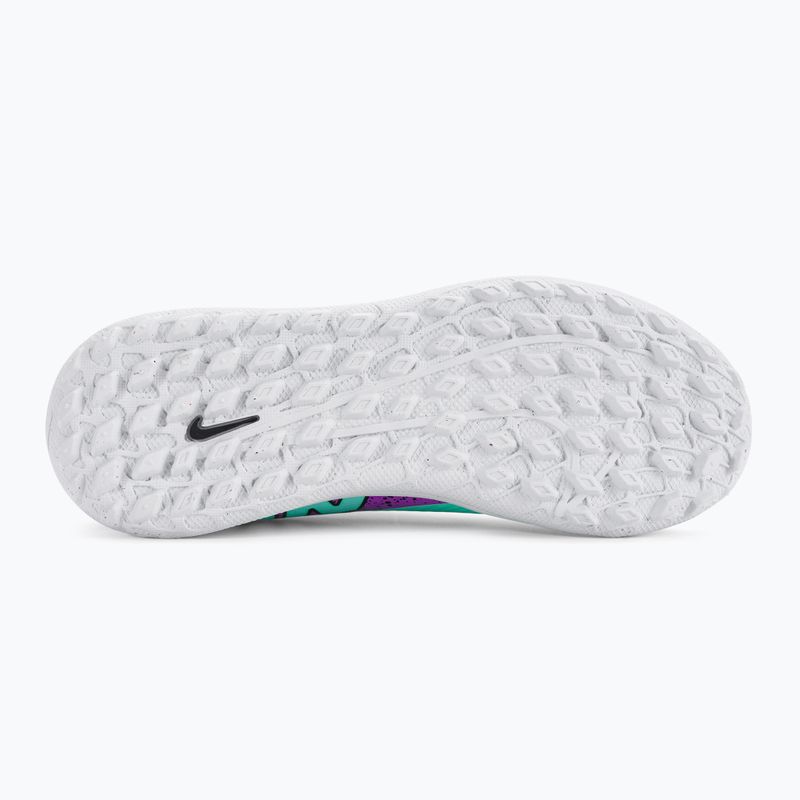 Футбольні бутси кросівки дитячі Nike Jr Mercurial Vapor 15 Club TF hyper turquoise/black/ white/fuchsia dream 5