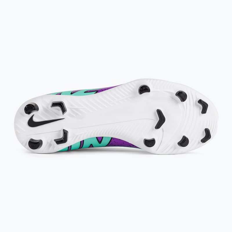 Футбольні бутси кросівки дитячі Nike Jr Mercurial Superfly 9 Club FG/MG hyper turquoise/black/ white/fuchsia dream 5
