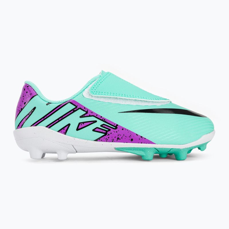 Футбольні бутси кросівки дитячі Nike JR Mercurial Vapor 15 Club MG hyper turquoise/black/ white/fuchsia dream 2