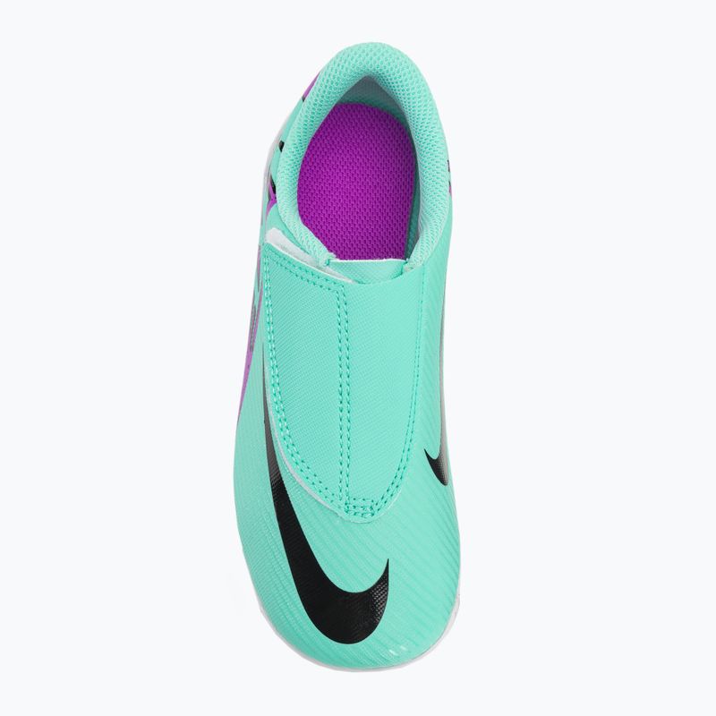 Футбольні бутси кросівки дитячі Nike JR Mercurial Vapor 15 Club MG hyper turquoise/black/ white/fuchsia dream 6