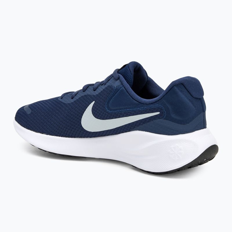 Кросівки для бігу чоловічі Nike Revolution 7 midnight navy/black/white/pure platinum 3