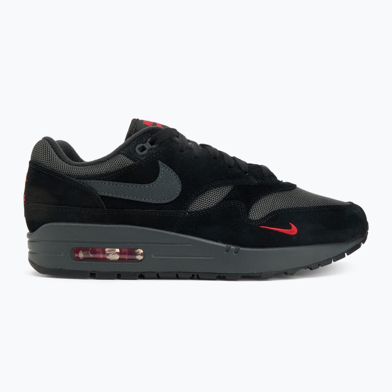 Кросівки чоловічі Nike Air Max 1 black/university red/anthracite 2