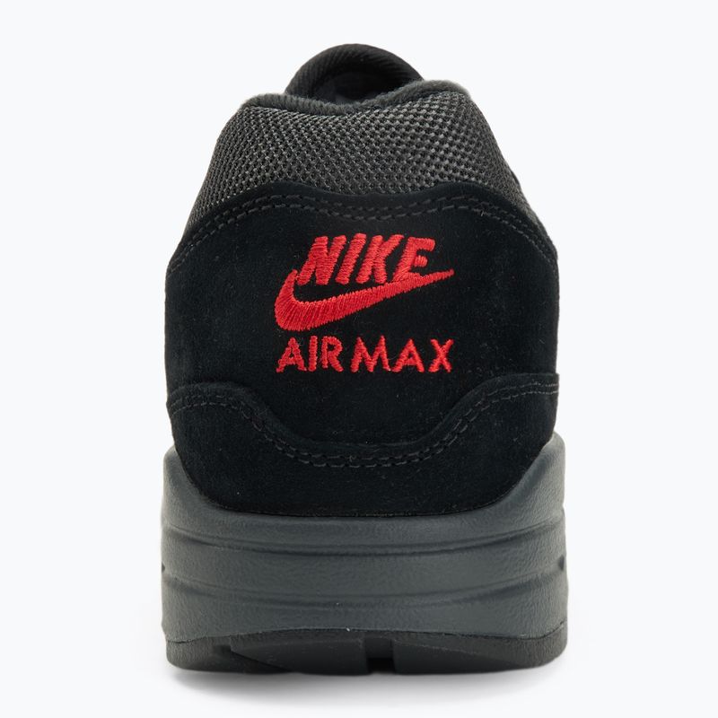 Кросівки чоловічі Nike Air Max 1 black/university red/anthracite 6