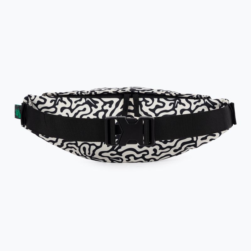 Сумка Nike Heritage Waistpack 3 л black/coconut milk/stadium green 3