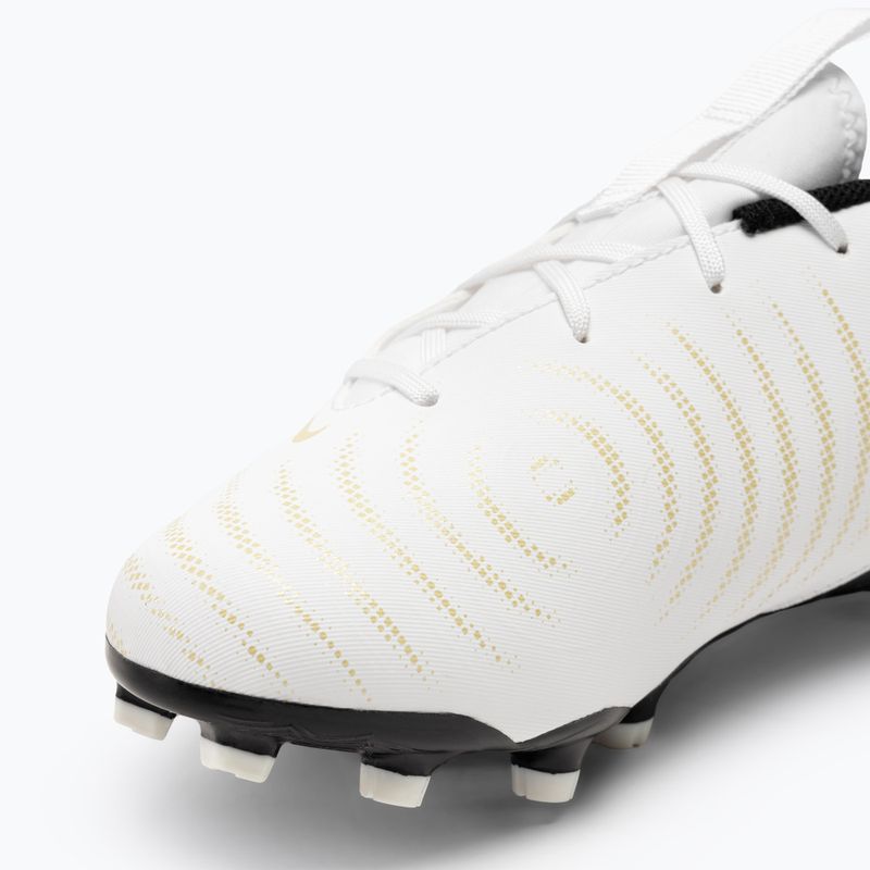 Кросівки футбольні дитячі Nike Phantom GX II Academy FG/MG Junior white/metallic gold coin/black 7