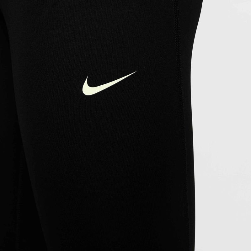 Легінси дитячі Nike Pro Dri-FIT comet black/volt/white 5