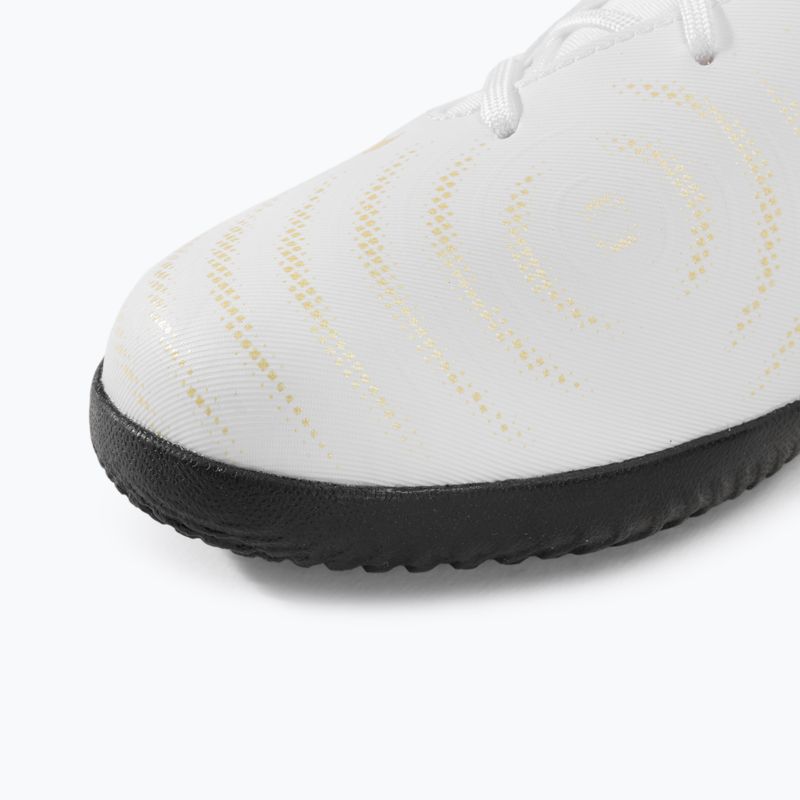 Кросівки футбольні дитячі Nike Phantom GX II Academy IC white/metallic gold coin/black 7