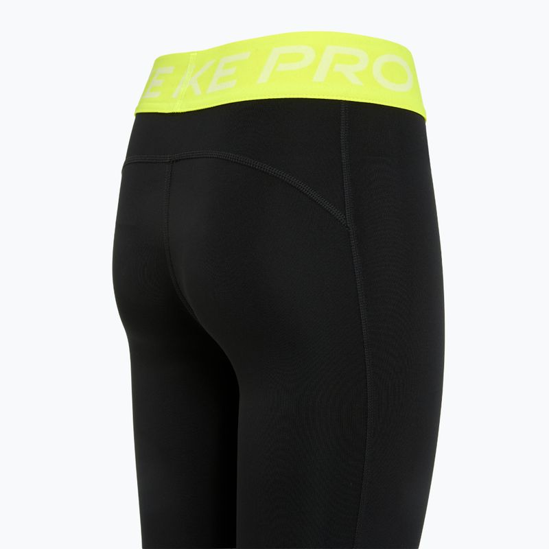 Легінси дитячі Nike Pro Dri-FIT comet black/volt/white 9