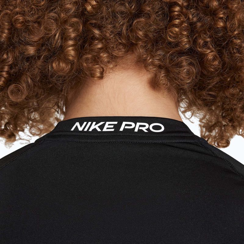 Лонгслів дитячий Nike Pro Dri-Fit black/white 5