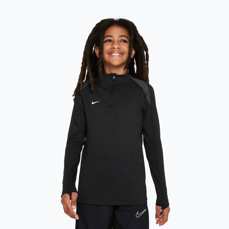 Лонгслів футбольний дитячий Nike Dri-FIT Strike Jr black/black/anthracite/white