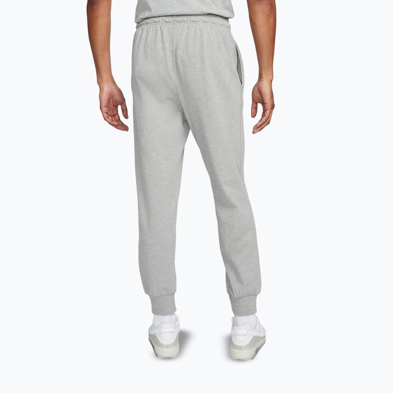 Штани чоловічі Nike Club Knit Jogger dark grey heather/white 3