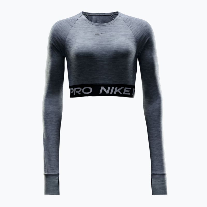 Top treningowy longsleeve damski Nike Pro 365 Dri-Fit smoke grey/heather 7