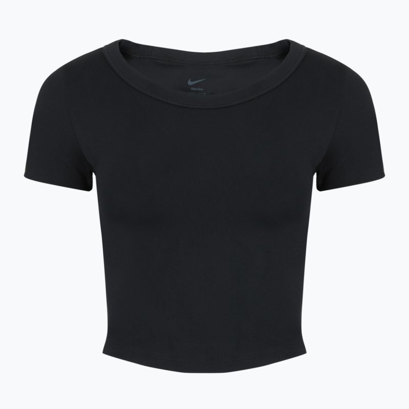 Футболка для тренувань жіноча Nike One Fitted Dri-Fit Cropped Top black 7