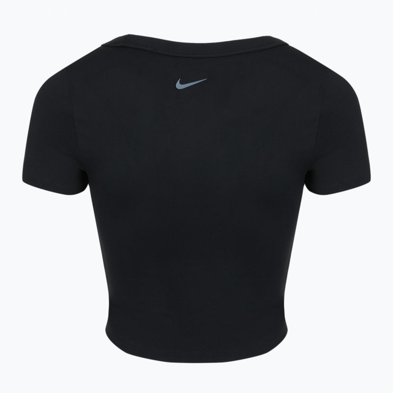 Футболка для тренувань жіноча Nike One Fitted Dri-Fit Cropped Top black 8