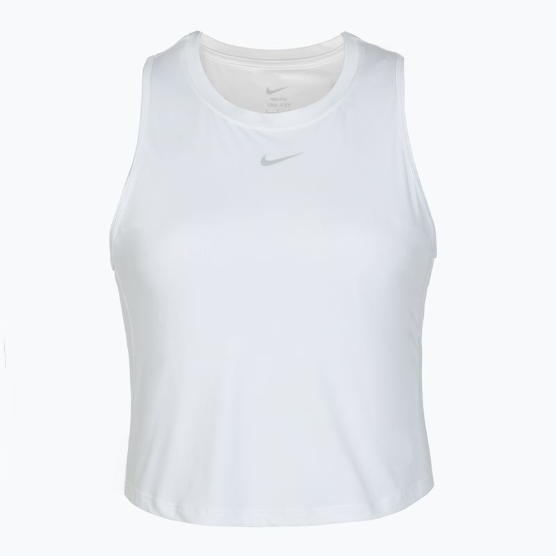 Футболка для тренувань жіноча Nike One Classic Dri-Fit Cropped Tank white 6