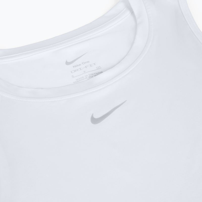 Футболка для тренувань жіноча Nike One Classic Dri-Fit Cropped Tank white 8