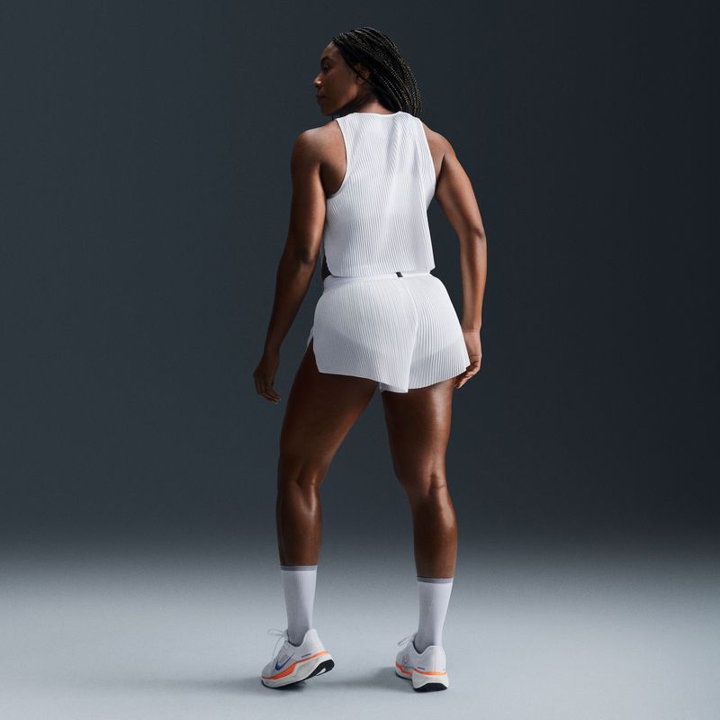 Шорти для бігу жіночі Nike AeroSwift Dri-Fit ADV Mid-Rise 3" white/black 3