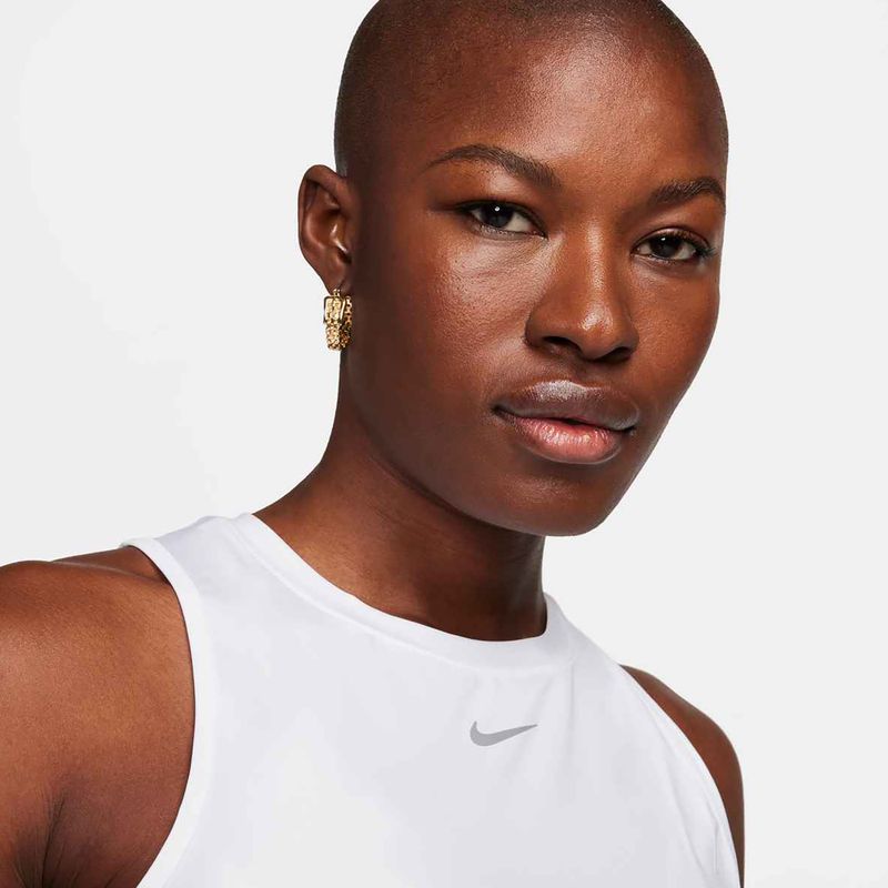 Футболка для тренувань жіноча Nike One Classic Dri-Fit Cropped Tank white 4