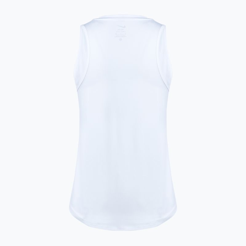 Топ для тренувань жіночий Nike One Classic Dri-Fit white/black 2