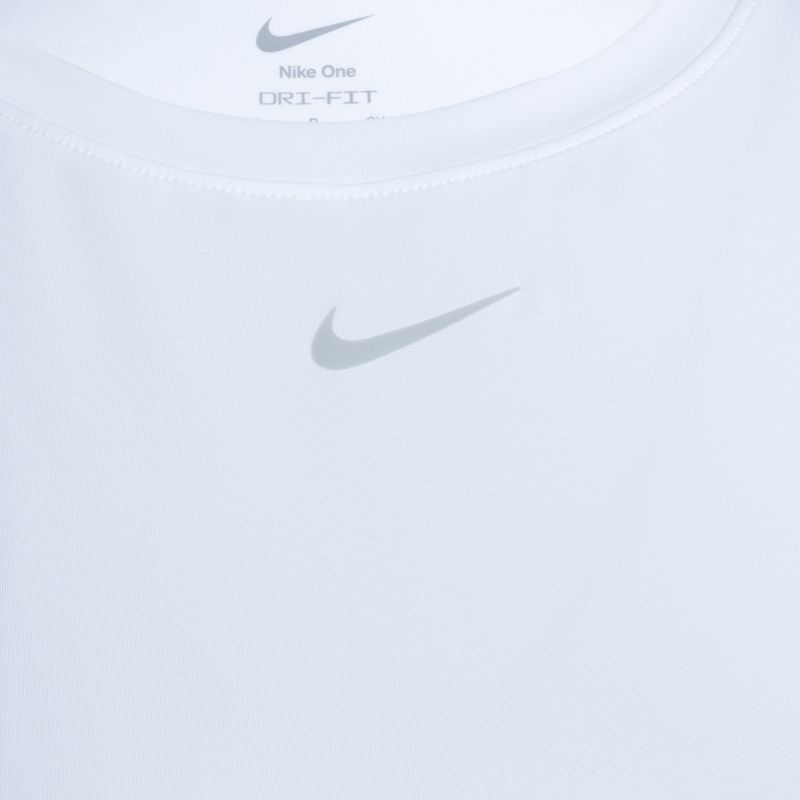 Топ для тренувань жіночий Nike One Classic Dri-Fit white/black 3