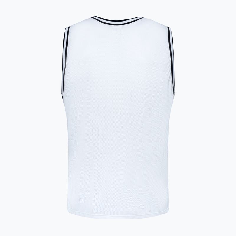 Чоловіча баскетбольна майка Nike Dri-Fit DNA біла / чорна 2