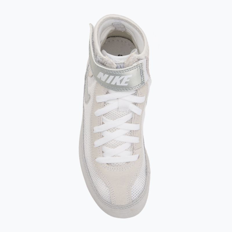 Кросівки борцівські дитячі Nike Speedsweep VII white/metallic silver 5
