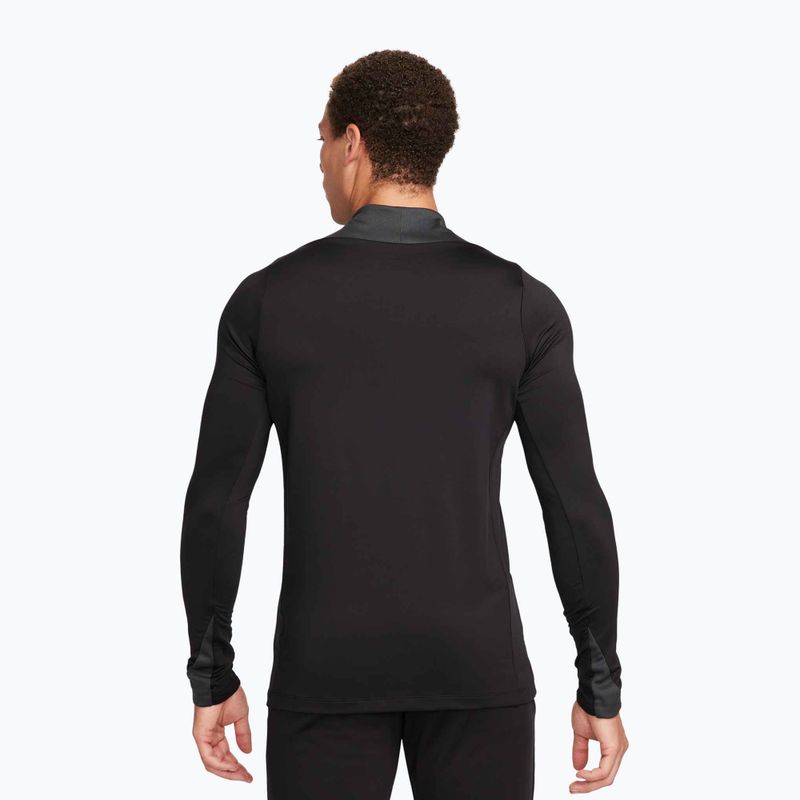 Лонгслів футбольний Nike Strike Dri-Fit 1/2 Zip Drill Top black/anthracite/white 3