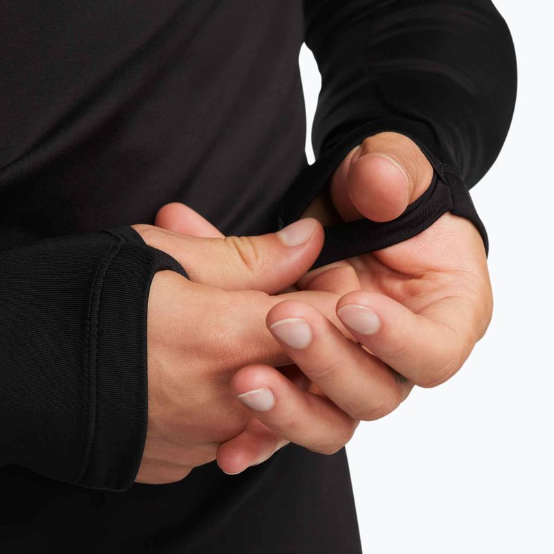 Лонгслів футбольний Nike Strike Dri-Fit 1/2 Zip Drill Top black/anthracite/white 5