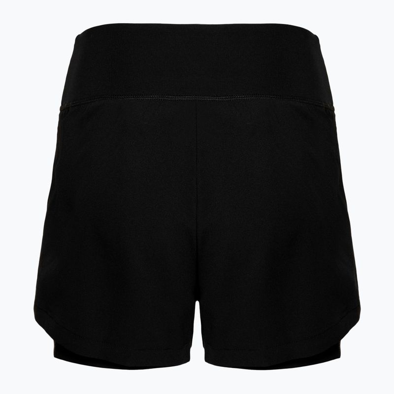Жіночі тенісні шорти Nike Court Dri-Fit Advantage чорні/білі 2