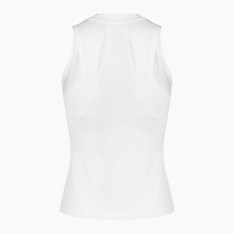 Жіноча тенісна майка Nike Court Dri-Fit Advantage Tank біла/чорна 2