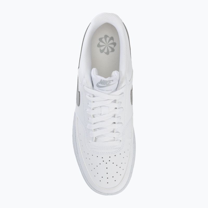 Кросівки чоловічі Nike Court Vision Low Next Nature white/light smoke grey 5