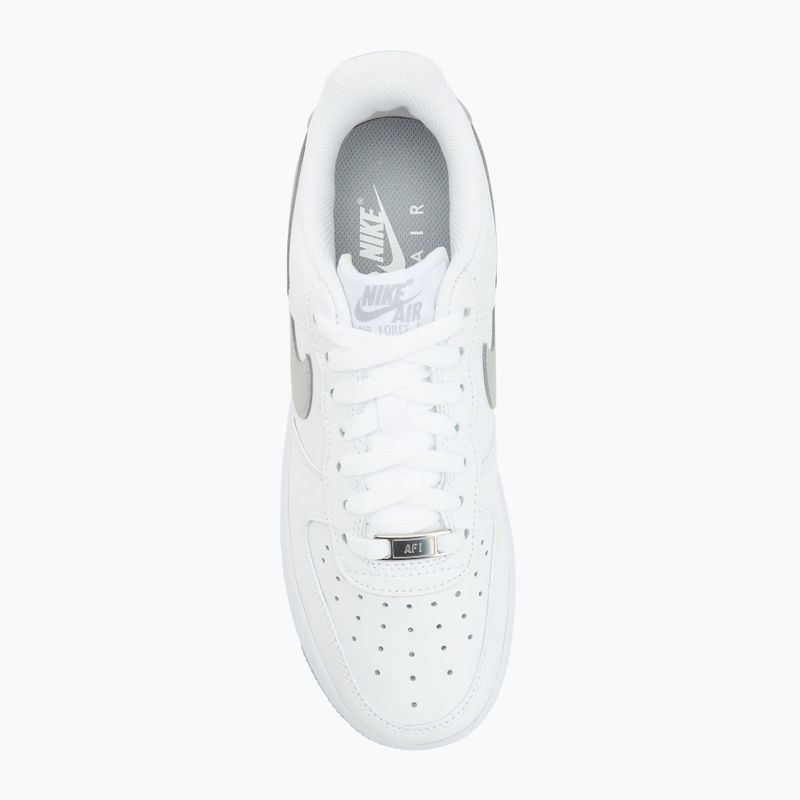 Кросівки чоловічі Nike Air Force 1 '07 white/white/light smoke grey 5
