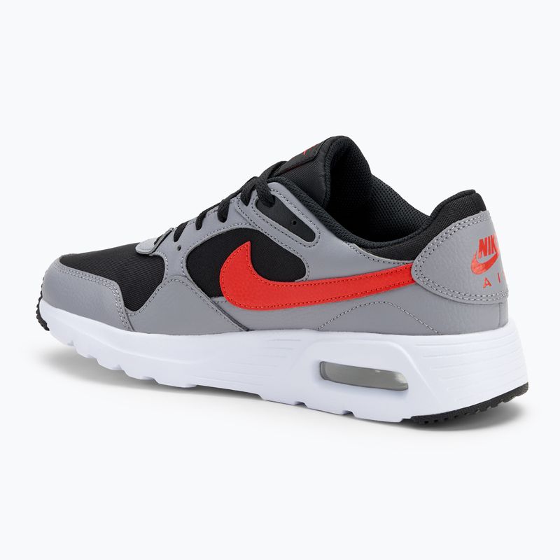 Кросівки чоловічі Nike Air Max SC black/cement gray/picante red 3