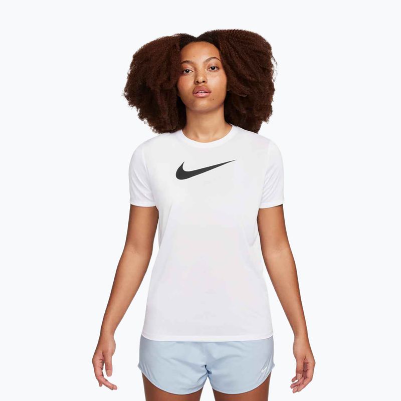 Футболка для тренувань жіноча Nike Dri-Fit white/black