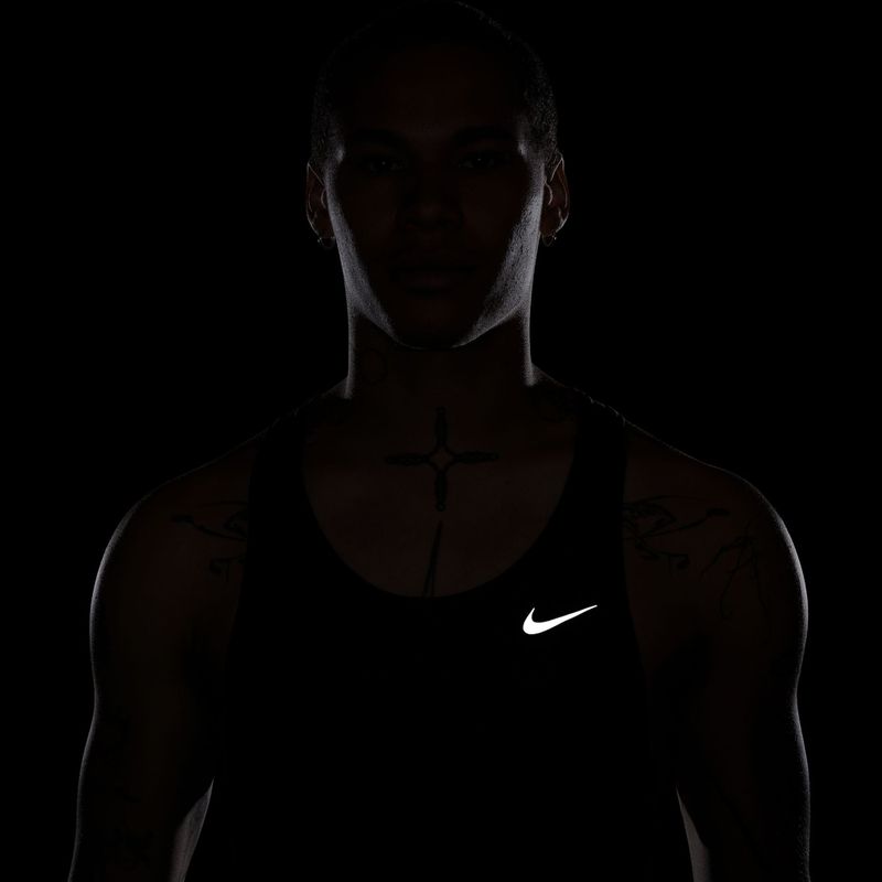Чоловіча бігова майка Nike Fast Dri-Fit чорна 12