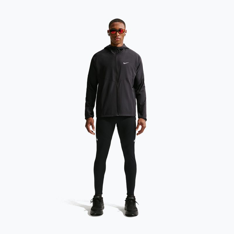 Легінси чоловічі Nike AeroSwift black/summit white 2