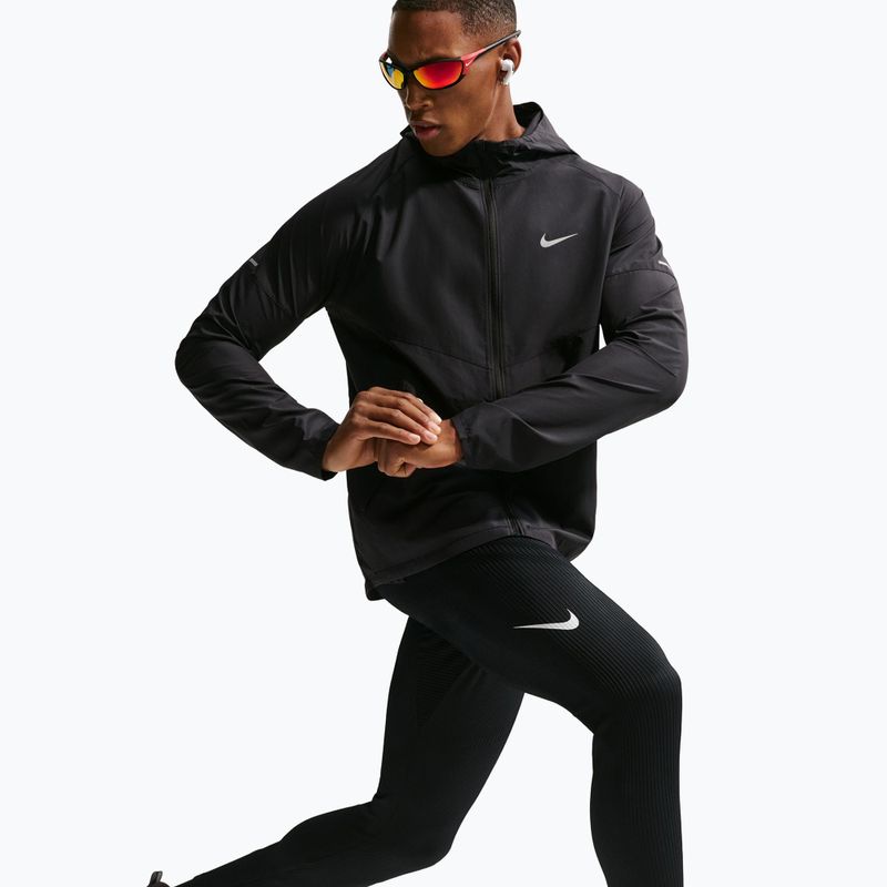 Легінси чоловічі Nike AeroSwift black/summit white 5