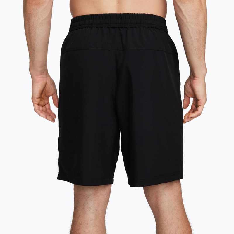 Чоловічі шорти для бігу Nike Form Dri-Fit Unlined 9" black/white 4